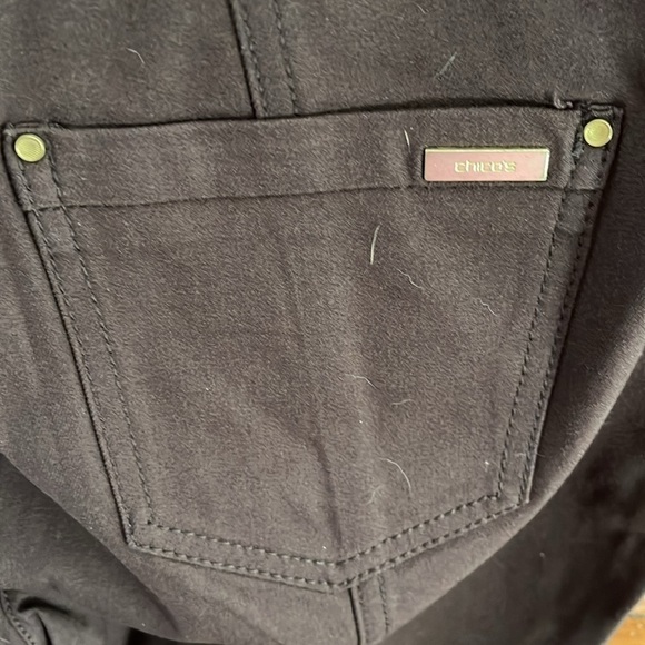 Chico’s NWOT Women’s Brown So Slimming Pants, Size 0 Short Chico’s. - Picture 3 of 8